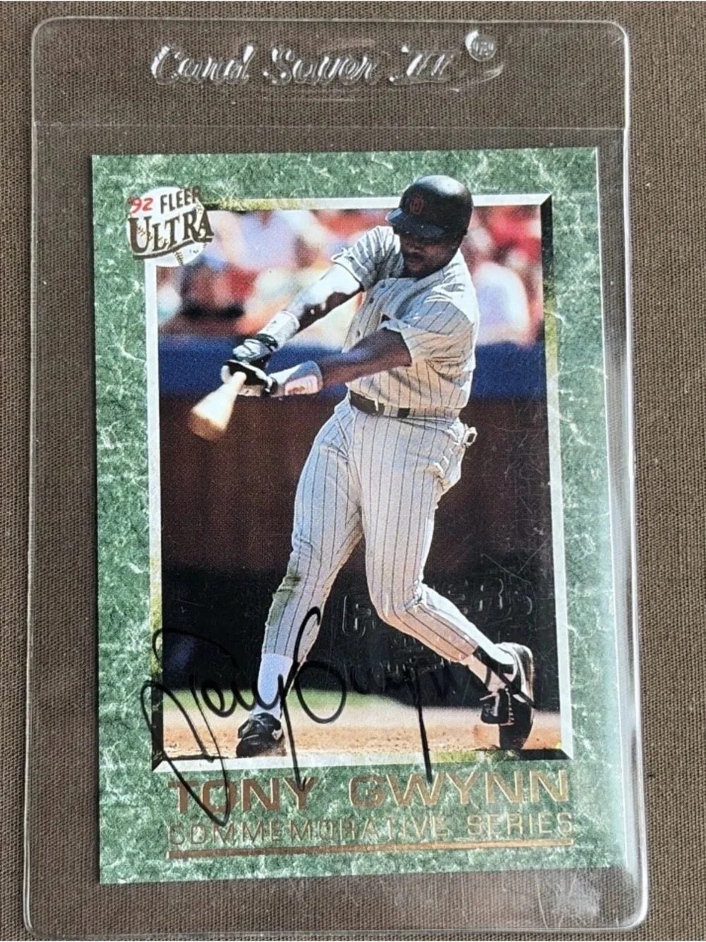 1992 Fleer Ultra Tony Gwynn Commerative Series Authentic AUTO SPECIAL